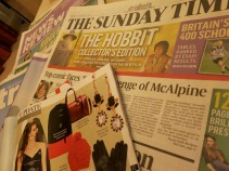 Sunday papers